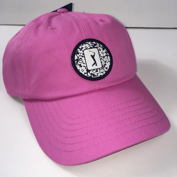 Women’s pink PGA classic cap hat one size fit - Picture 1 of 6